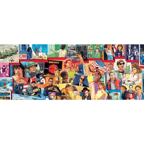 White Mountain 'The 1980s' Retro Jigsaw Puzzle - 1000 pc – Toys