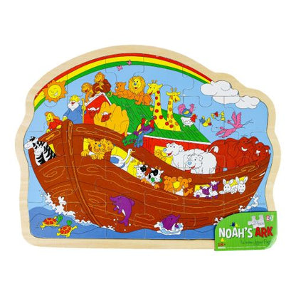 Go! Games Noah's Ark Themed Wooden Jigsaw Puzzle - 30 pc