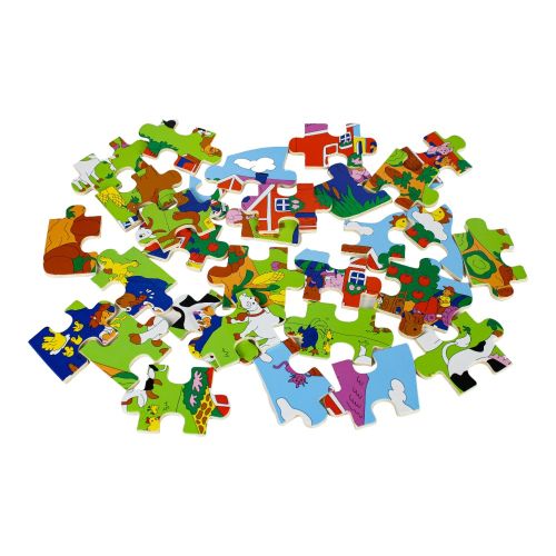 Calendars.com Exclusive Wooden Farm 30 Piece Puzzle