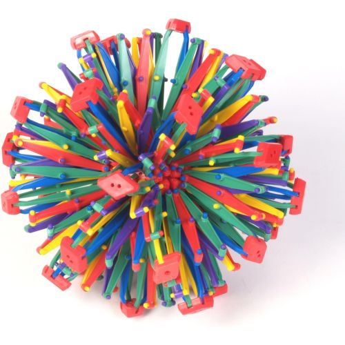 Hoberman Original Rainbow Sphere Expandable Play and Learn Kit
