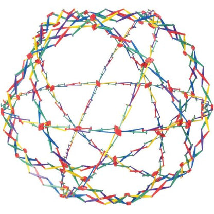 Hoberman Original Rainbow Sphere Expandable Play and Learn Kit