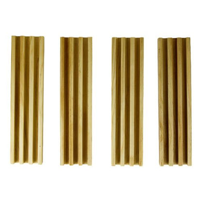 Go! Games Premium Wooden Domino Trays - Elevate Your Game Night