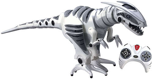 WowWee Roboraptor RC Dinosaur Toy - Realistic Movements - Gray