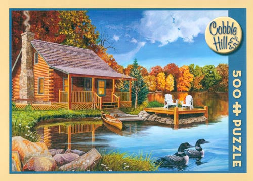 Cobble Hill Loon Lake Scenery Jigsaw Puzzle - 500 pc