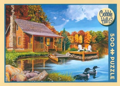 Cobble Hill Loon Lake Scenery Jigsaw Puzzle - 500 pc
