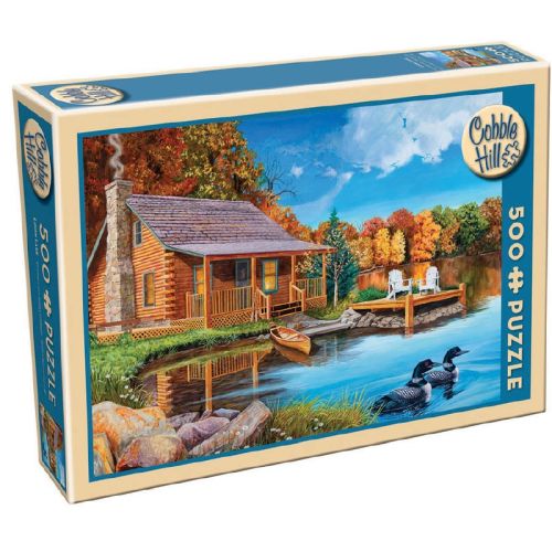 Cobble Hill Loon Lake Scenery Jigsaw Puzzle - 500 pc