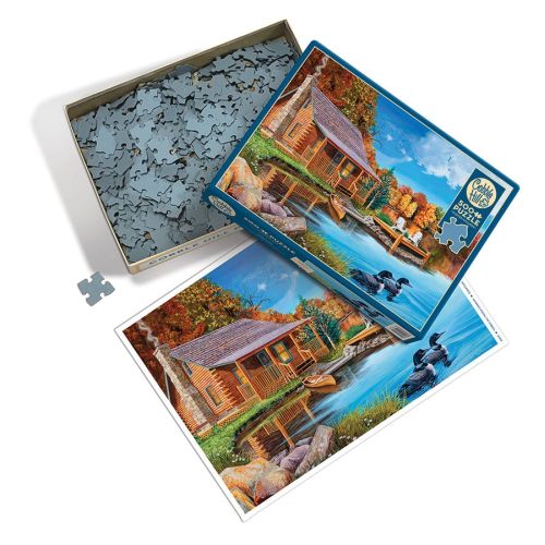 Cobble Hill Loon Lake Scenery Jigsaw Puzzle - 500 pc