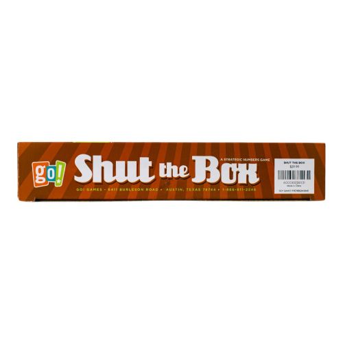 Shut the Box 4-Way Play Wooden Dice Game