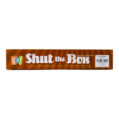 Shut the Box 4-Way Play Wooden Dice Game