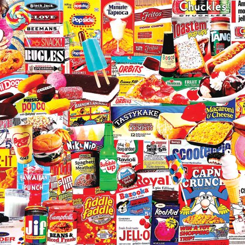 White Mountain Vintage Snack Foods Jigsaw Puzzle - 1000 pc