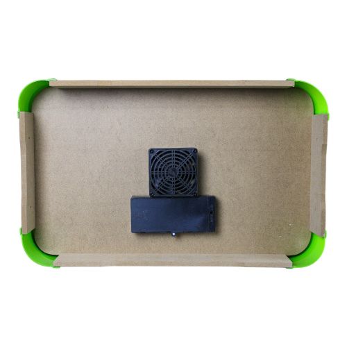 Funtime Gifts Neon Tabletop Air Hockey Game, 20 Inch