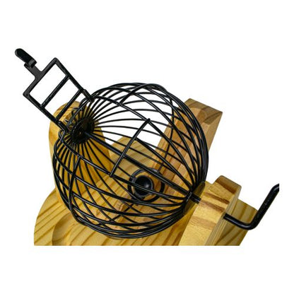 Classic Wooden Bingo Set with Colorful Accessories