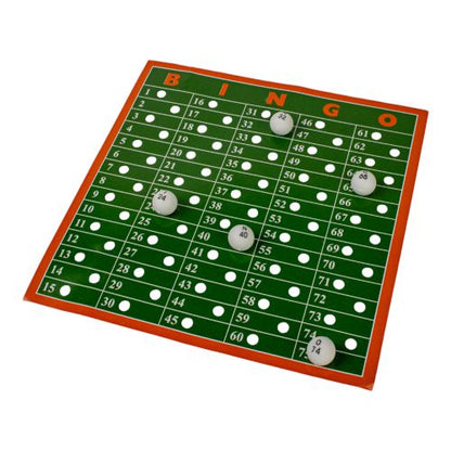 Classic Wooden Bingo Set with Colorful Accessories