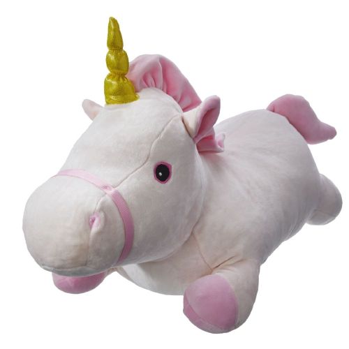 Snoozimals Enchanted Sky Unicorn 20 Inch Plush - Pink