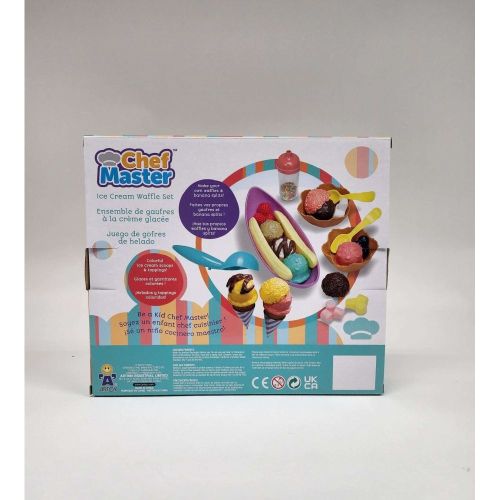 Deluxe Ice Cream Waffle Play Set for Young Chefs