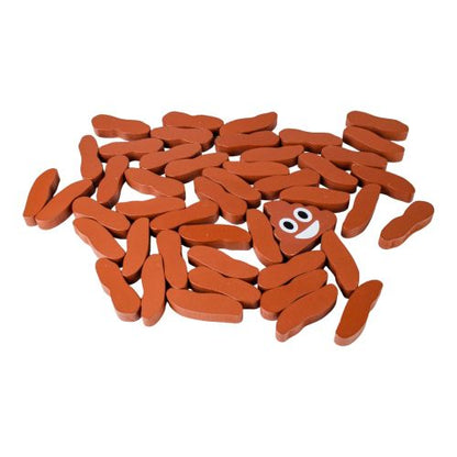 Stack the Poops Wooden Tower Game - Family Fun with a Twist