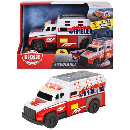 Dickie Toys Interactive Rescue Ambulance Toy Car