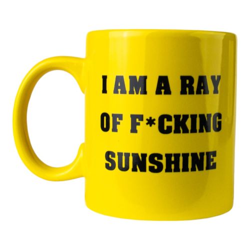 Yellow Ray of Sunshine 16 oz Boxed Mug