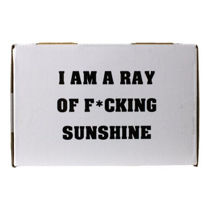 Yellow Ray of Sunshine 16 oz Boxed Mug