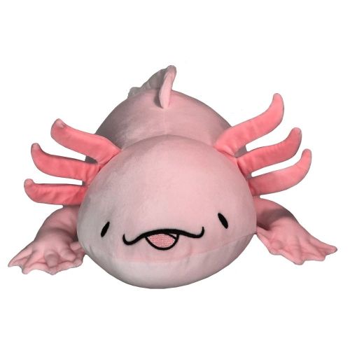 Snoozimals 20-inch Plush Lola the Axolotl - Vibrant Pink – Toys