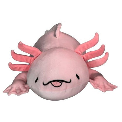 Snoozimals 20-inch Plush Lola the Axolotl - Vibrant Pink
