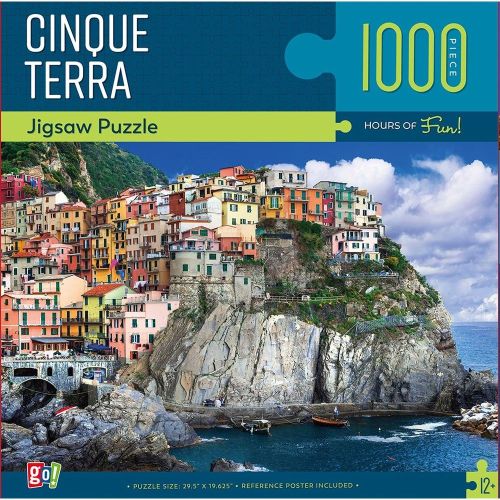 Go! Games Cinque Terre Scenic Jigsaw Puzzle - 1000 pc