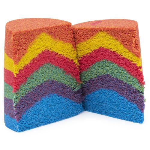 Kinetic Sand Rainbow Mix n Stack Set - Colorful Sculpting Kit