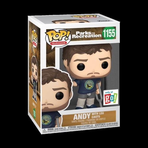 Parks and Rec Andy in Leg Casts POP! Vinyl Exclusi