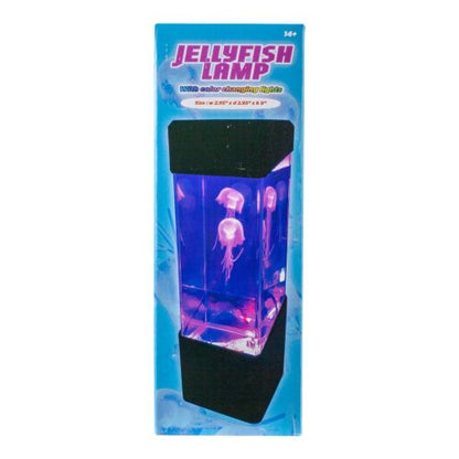 Jellyfish Lamp 9in with water-changing color LED light effect