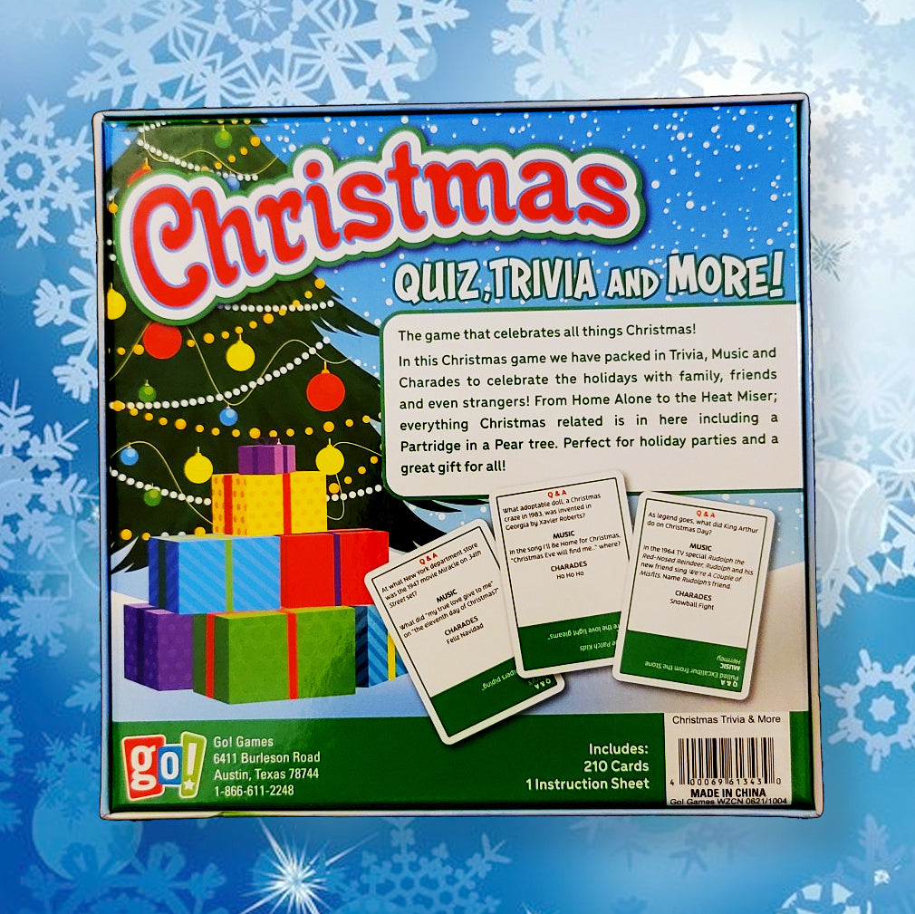 Go! Games Ultimate Christmas Trivia & More Game