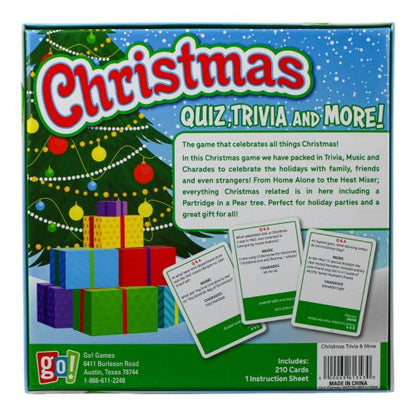 Go! Games Ultimate Christmas Trivia & More Game