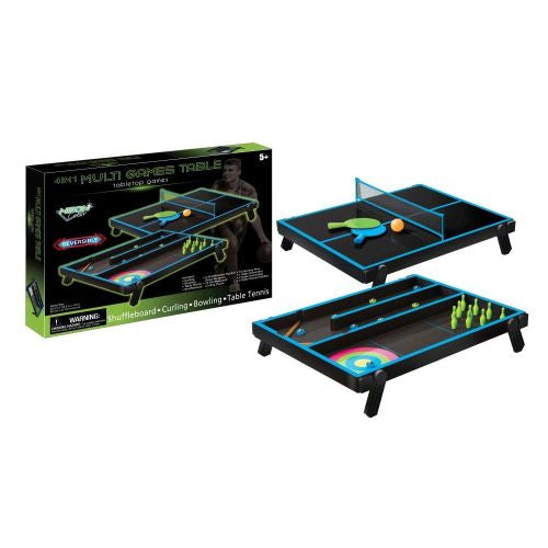 Tabletop Neon 4 in 1 Games