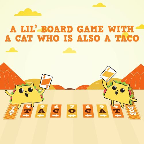 Tacocat Spelled Backwards Palindrome Duel Board Game