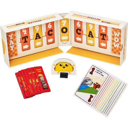 Tacocat Spelled Backwards Palindrome Duel Board Game