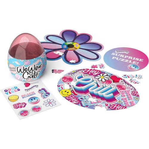 We Wear Cute Vibrant Egg-Shaped 100-Piece Puzzle