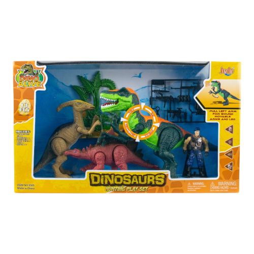 Juda Toys Dinosaurs Hunting Playset with Sound and Action Features