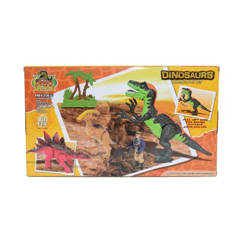 Juda Toys Dinosaurs Hunting Playset with Sound and Action Features