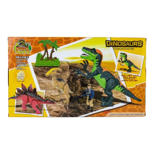 Juda Toys Dinosaurs Hunting Playset with Sound and Action Features