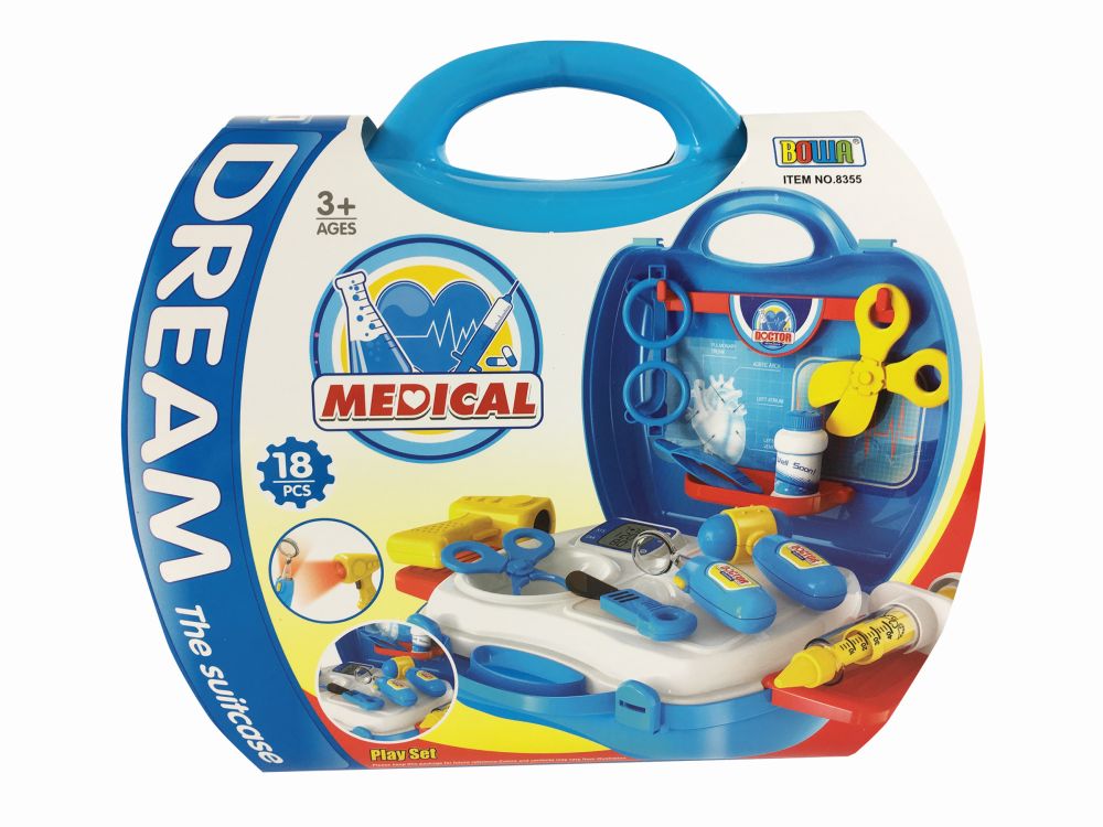 Playful Medic 18-Piece Doctor Dress-Up Play Set