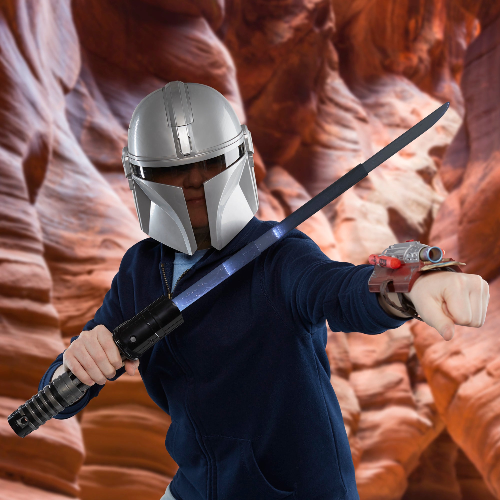 Star Wars The Mandalorian Electronic Helmet Mask With Sound