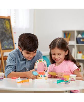 Play-Doh Drill 'n Fill Dentist Toy Set with Dental Tools and Non-Toxic Dough