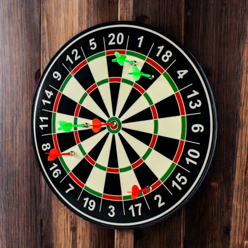 Magnetic Marvel 16-Inch Dartboard with Safe Darts