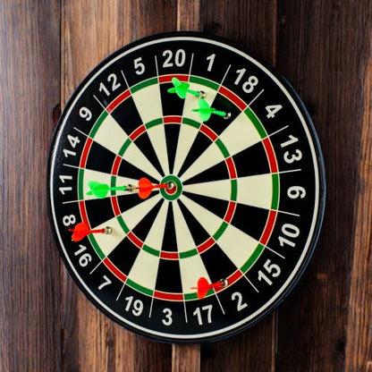 Magnetic Marvel 16-Inch Dartboard with Safe Darts