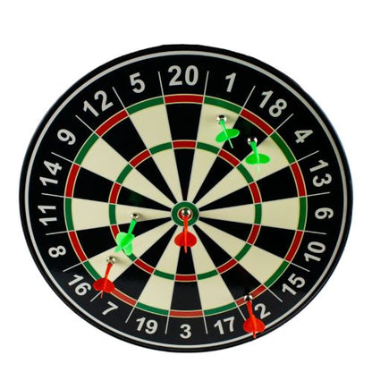 Magnetic Marvel 16-Inch Dartboard with Safe Darts