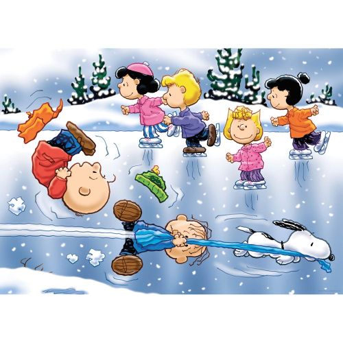 Peanuts Skating 1000 Piece Puzzle