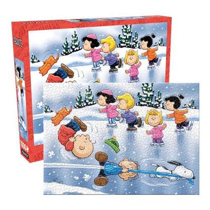 Peanuts Skating 1000 Piece Puzzle