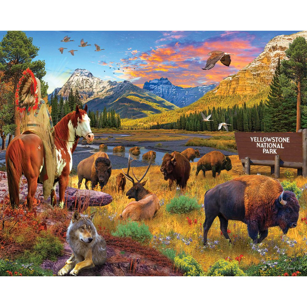 Yellowstone 1000 Piece Puzzle