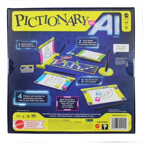 Pictionary vs AI Enhanced Edition Board Game – Toys