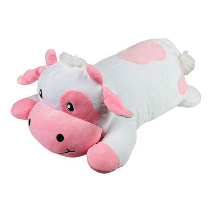 Snoozimals 20in Pink Cow Plush