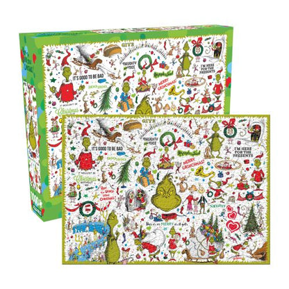 Grinch Stole Christmas 1000pc Puzzle